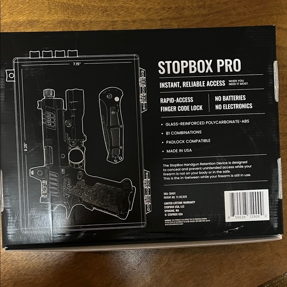 StopBox Pro Rustic Flag Edition - Picture 7 of 8